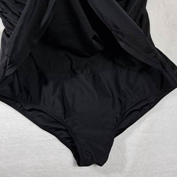 COCOSHIP Womens Swimsuit Black Size 5XL Halter One‎ Piece - Picture 8 of 15